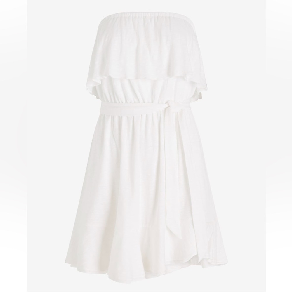 Strapless Ruffle Mini Dress - Picture 4 of 4